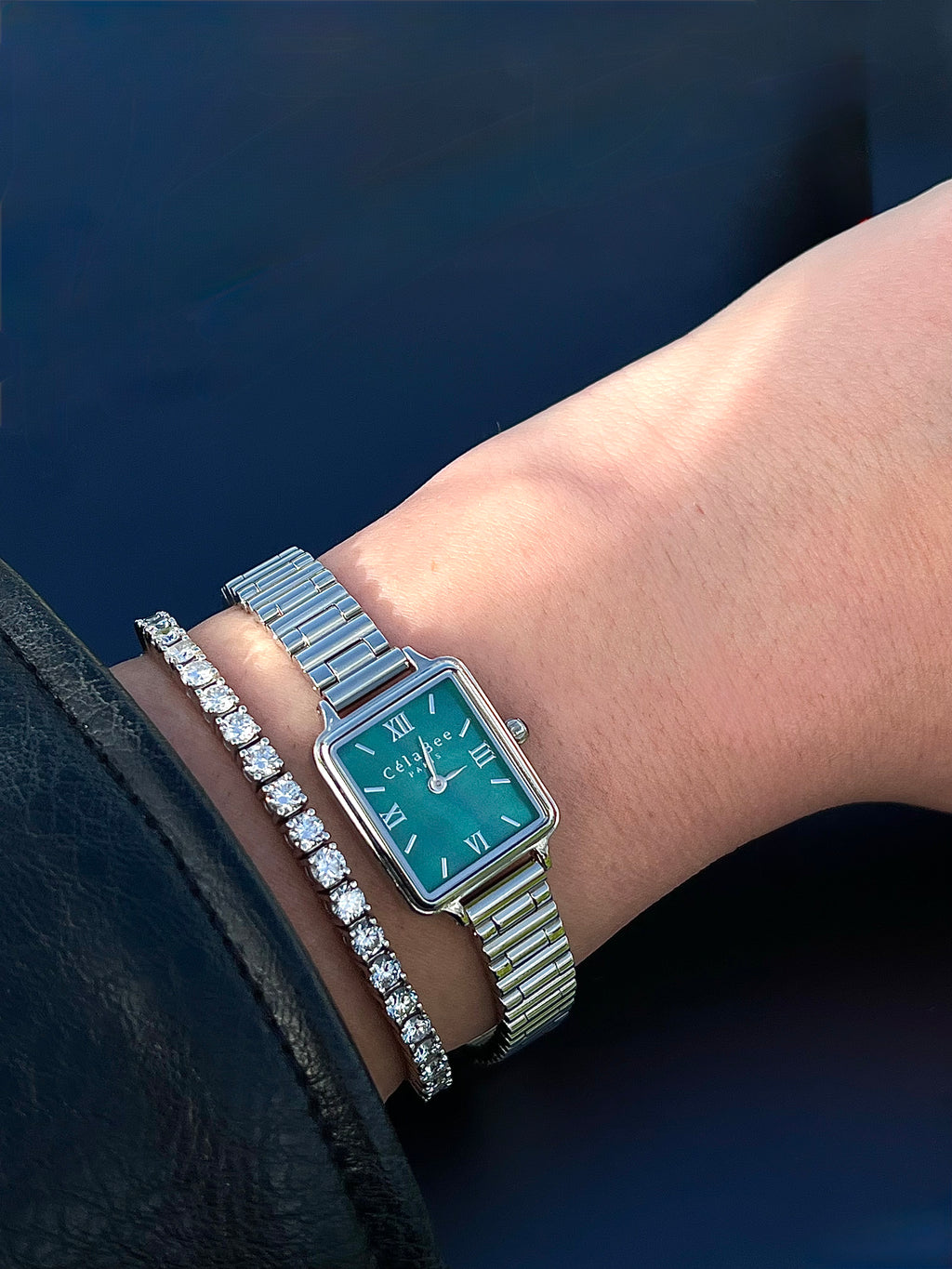 CélaBee Silver&Green