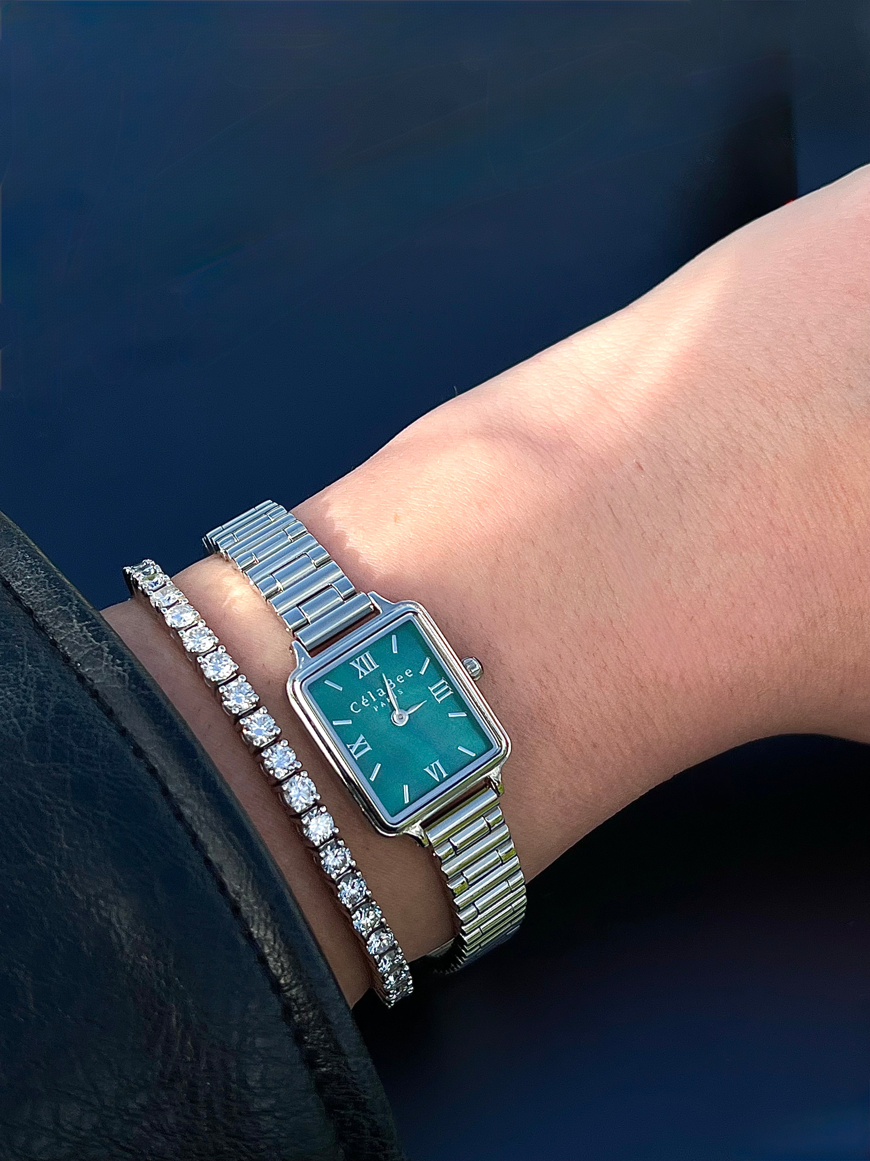 CélaBee Silver&Green