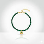 Gold Malachite Bracelet